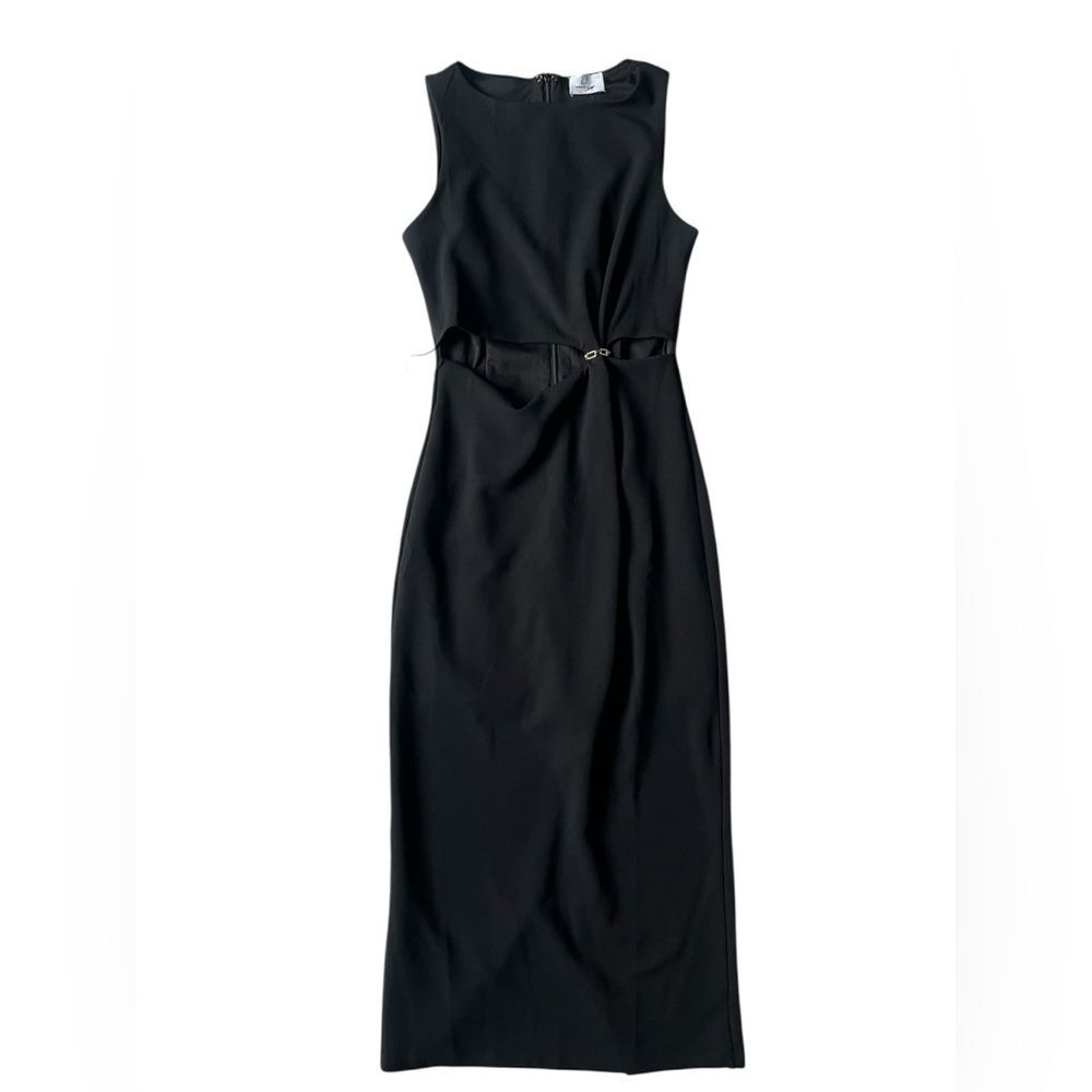 NWT BOBBLES & LACE THE JACKIE DRESS CUT OUT GOWN BLACK SMALL WOMENS